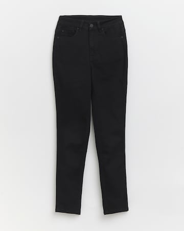 Super Stretch Premium Denim Black Slim Jeans