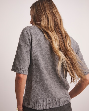 Anthology Cable Knit Short Sleeve Jumper