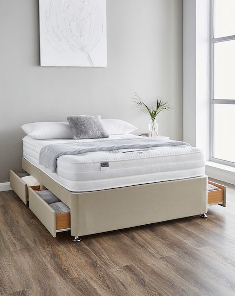 Silentnight 1000 Pocket Ortho Divan Set with 4 Drawers