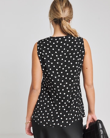 Simply Be Lace Trim Satin Vest