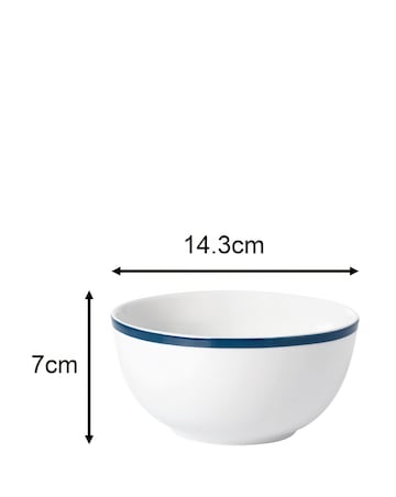 Waterside Blue Bistro 80 Piece Dinner Set