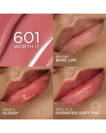 LOreal Paris Hyaluron Tint Lip Stain Serum, Hydrating Lip Stain, 601 Worth It