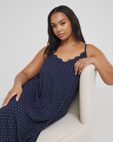 Pretty Secrets Cool Stretch Lace Midi Nightie
