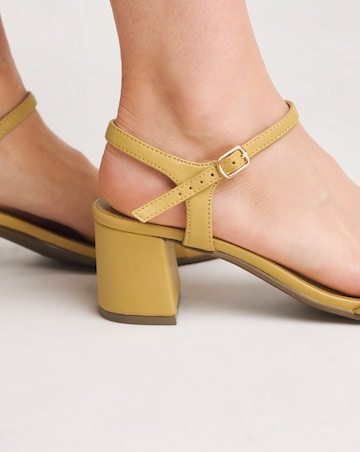 Kylie Barely There Block Heeled Sandals - Extra Wide Fit (EEE)