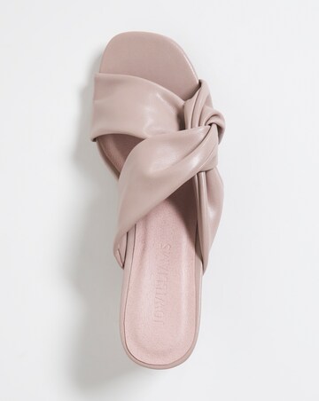 Joanna Hope Block Heel Twist Mule - Wide Fit (E)