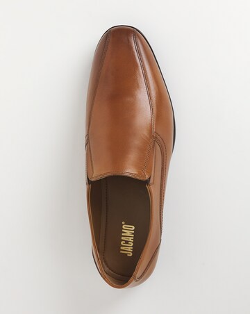 Formal Leather Slip On Wide