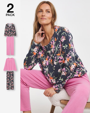 Julipa (2 Pack) Value Floral Pyjama Sets