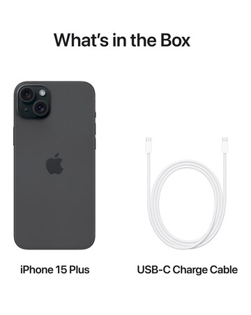 Apple iPhone 15 Plus 128GB - Black