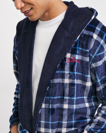 Joe Browns Fleece Check Dressing Gown