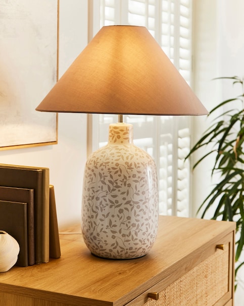 Mae Floral Ceramic Lamp