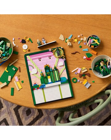 LEGO Wicked Emerald City Wall Art Aesthetic Fantasy Room Decor Gift 75685