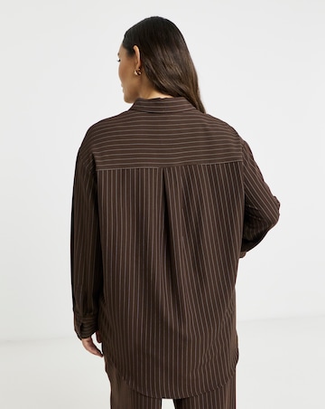 Oversized Pinstripe Shirt