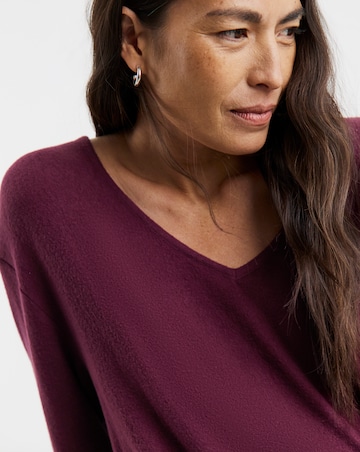 Soft Touch V-Neck Longline Top