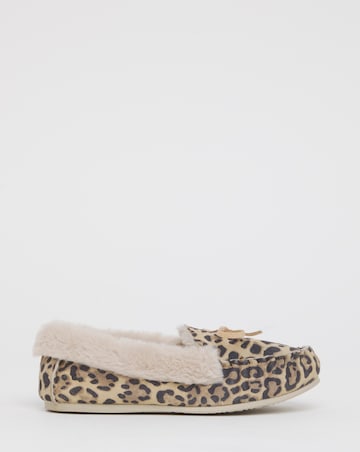 Fiora Classic Moccasin Slippers - Extra Wide Fit (EEE)