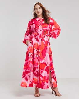 Joanna Hope Tie Waist Shirt Dress