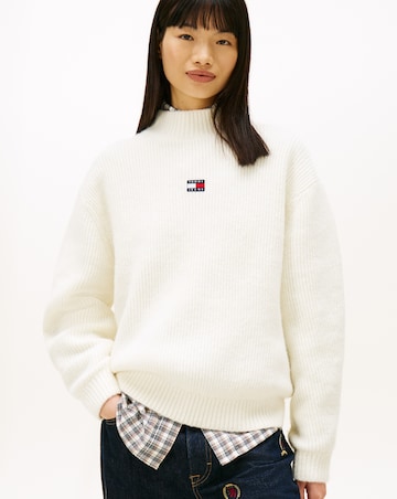 Tommy Jeans Mockneck Badge Sweater