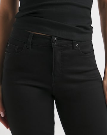 Black 24/7 Stretch Straight Leg Jeans