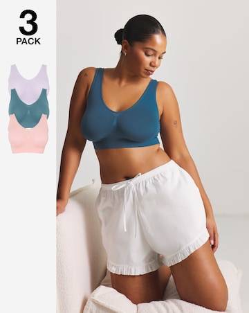 Pretty Secrets (3 Pack) Comfort Tops Lilac Multi