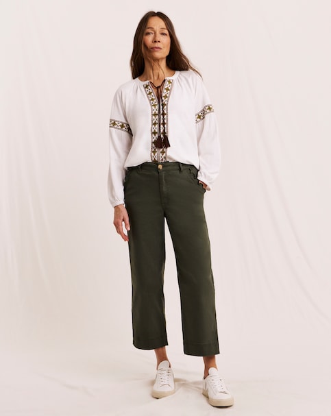 Julipa Crop Stretch Pocket Culotte