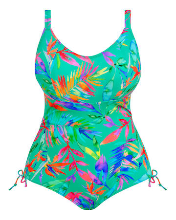 Elomi Toyama Tides Non Wired Adjustable Leg Swimsuit Jade