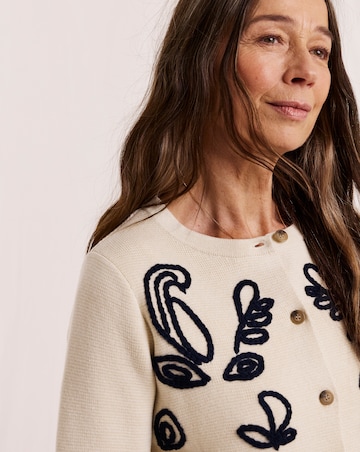 Julipa Embroidered Knit Cardigan