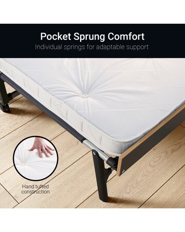 Jay-Be Grand Folding Bed with e-Pocket Mattress - Single