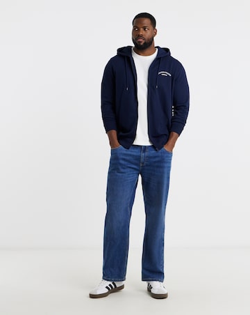Jack & Jones College Logo Hoodie - Navy