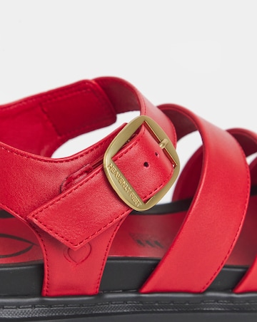 Heavenly Feet Saffron Fisherman Chunky Sandals - Extra Wide Fit (EEE)