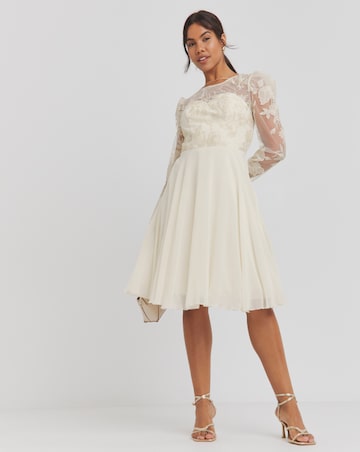 Chi Chi Mesh Embroidered Dress