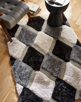 Geo Shaggy Cosy Rug