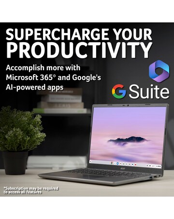 Acer Chromebook Plus 514 - 14in UHD Intel Core i3 8GB 256GB