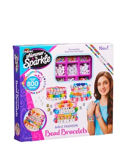Shimmer 'N' Sparkle ABC Fashion Bead Bracelets