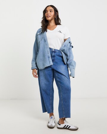 Calvin Klein Jeans Plus 2-pack Monologo V-neck Tee