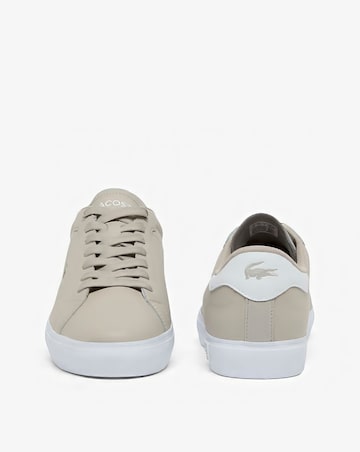 Lacoste Powercourt Leather Trianer - Grey