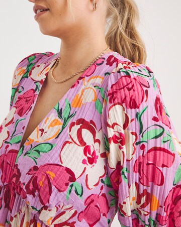 Nobody's Child Amy Short Sleeve Midi Dress
