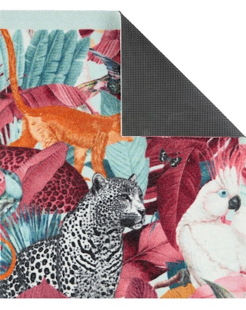 Lux Tropical Palms Washable Nylon Runner