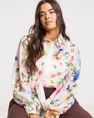 Joanna Hope Floral Printed Shirt
