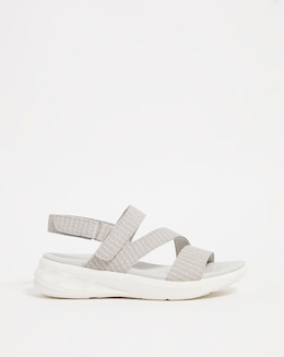 Cushion Walk Touch &amp; Close Strappy Sandal EEE Fit