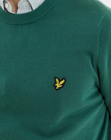 Lyle & Scott Cotton Crew Neck Jumper - Green