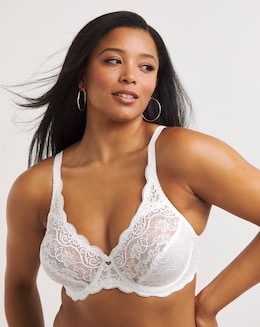 Triumph Amourette Full Cup Wired Bra White