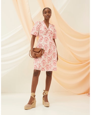 FatFace Floral Tile Mini Dress