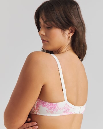 Slimma (2 Pack) Cotton Full Cup Bras (B-G) Pink Floral