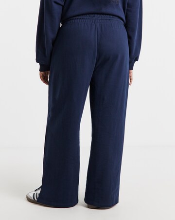 Navy Wide Leg Jogger