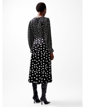 French Connection Polka Dot Candice Satin Dress