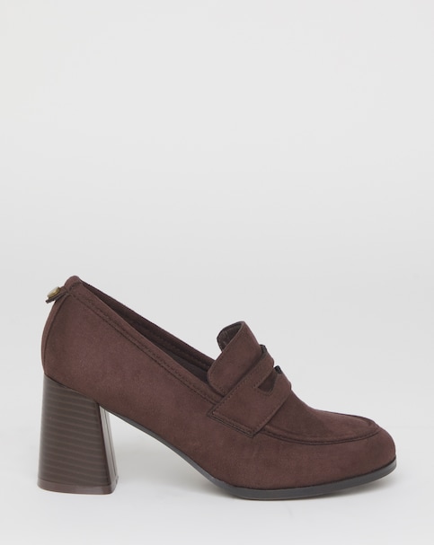 Budapest Vintage Platform Loafer Shoes - Wide Fit (E)