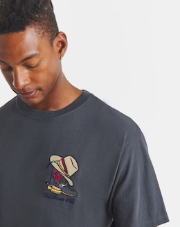 Levi's Short Sleeve Embroidered Motif T-Shirt - Black