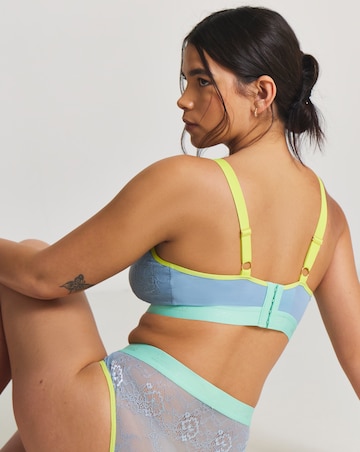 Lemonade Dolls Signature Lace Fuller Cup Bralette (DD-G) Denim Blue