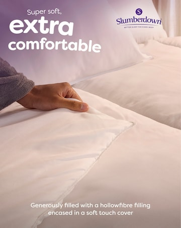 Slumberdown Chilly Nights 15 Tog Duvet + 2 Super Support Pillows Bundle