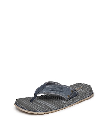 Skechers Quill Canvas Thong Sandal - Navy