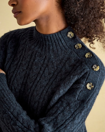 Joules Betsy Button Detail Jumper